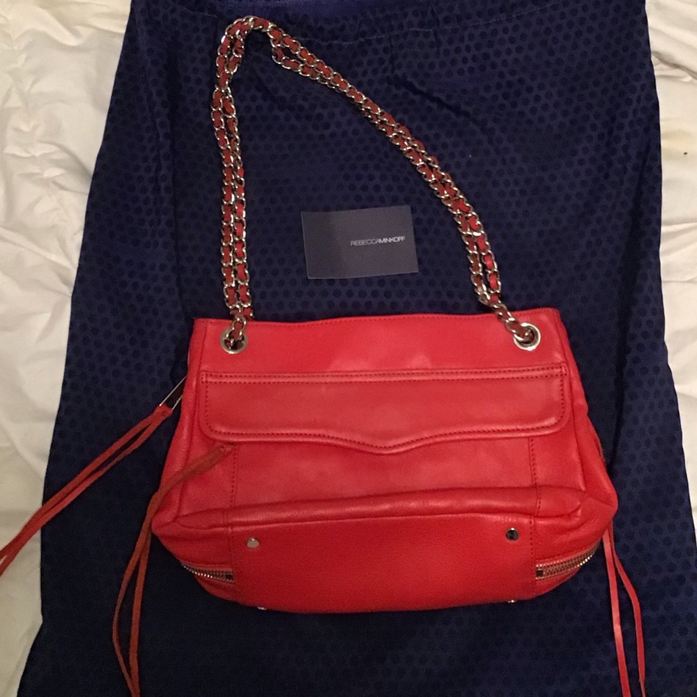 Rebecca Minkoff Red Swing Chain Crossbody